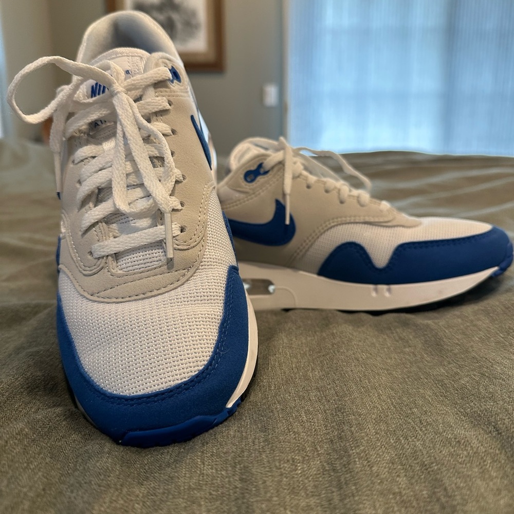 Nike Air Sneakers with Black and White Soles